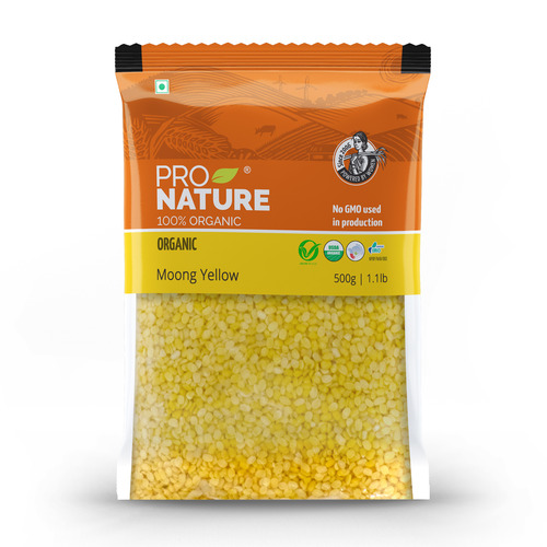 Pro Nature 100% Organic Moong Yellow, 500g