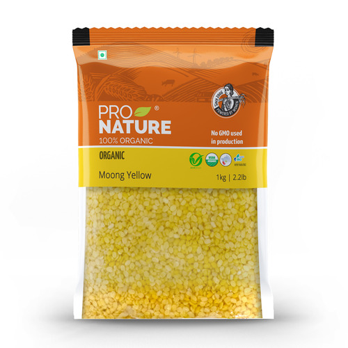 Pro Nature 100% Organic Moong Yellow, 1Kg