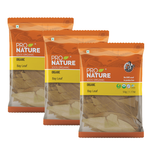 Pro Nature 100% Organic Bay Leaf (Tej Patta), 50g (Pack of 3)