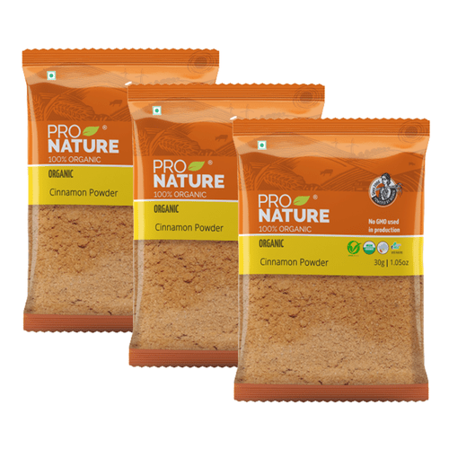 Pro Nature 100% Organic Cinnamon Powder, 30g (Pack of 3)