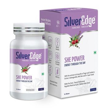 Silver Edge She Power (Energy Through The Day) For Women