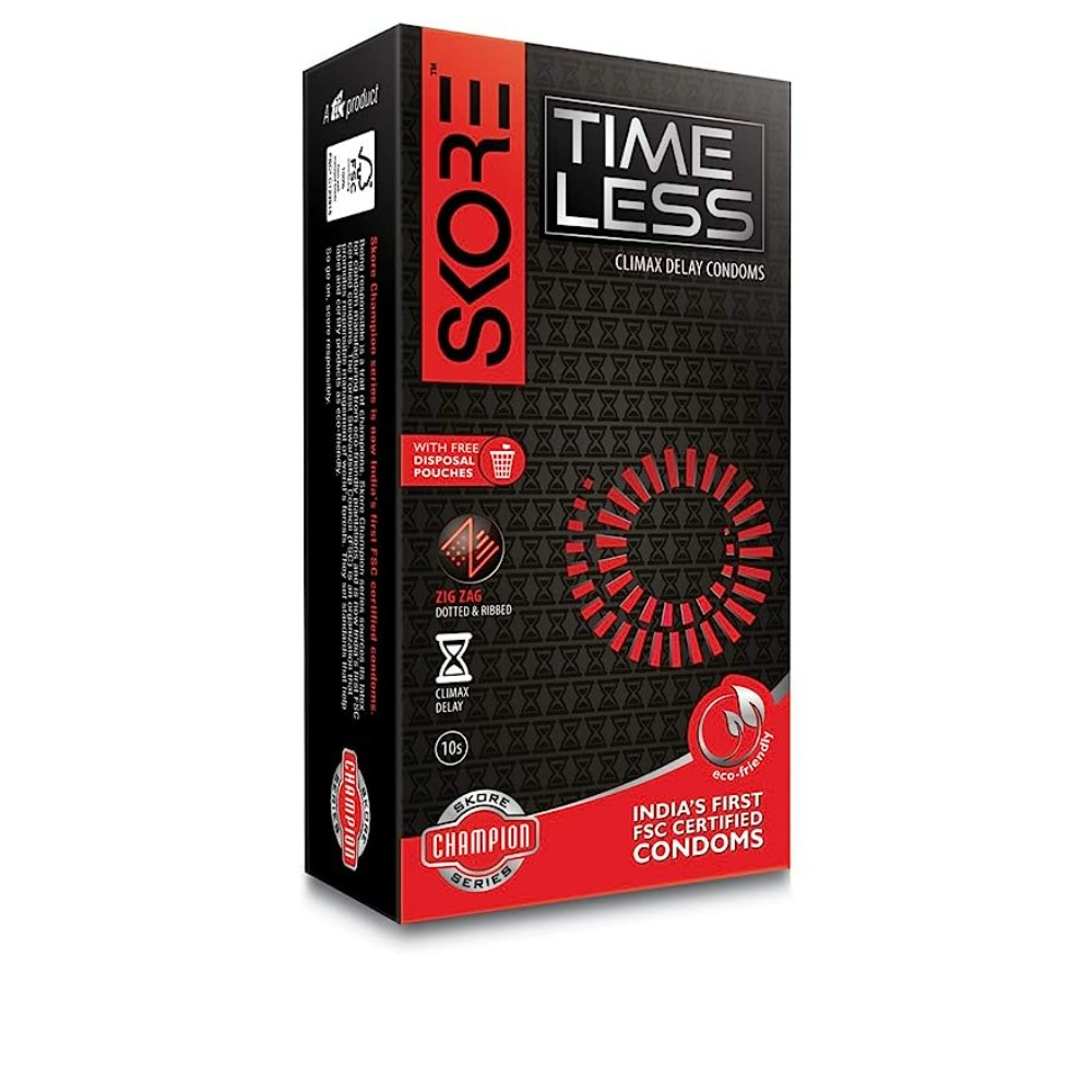Skore Timeless Climax Delay Condoms - 1 Pack (10 pieces)