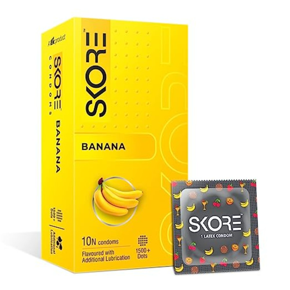 Skore Banana Flavoured Condoms 10's