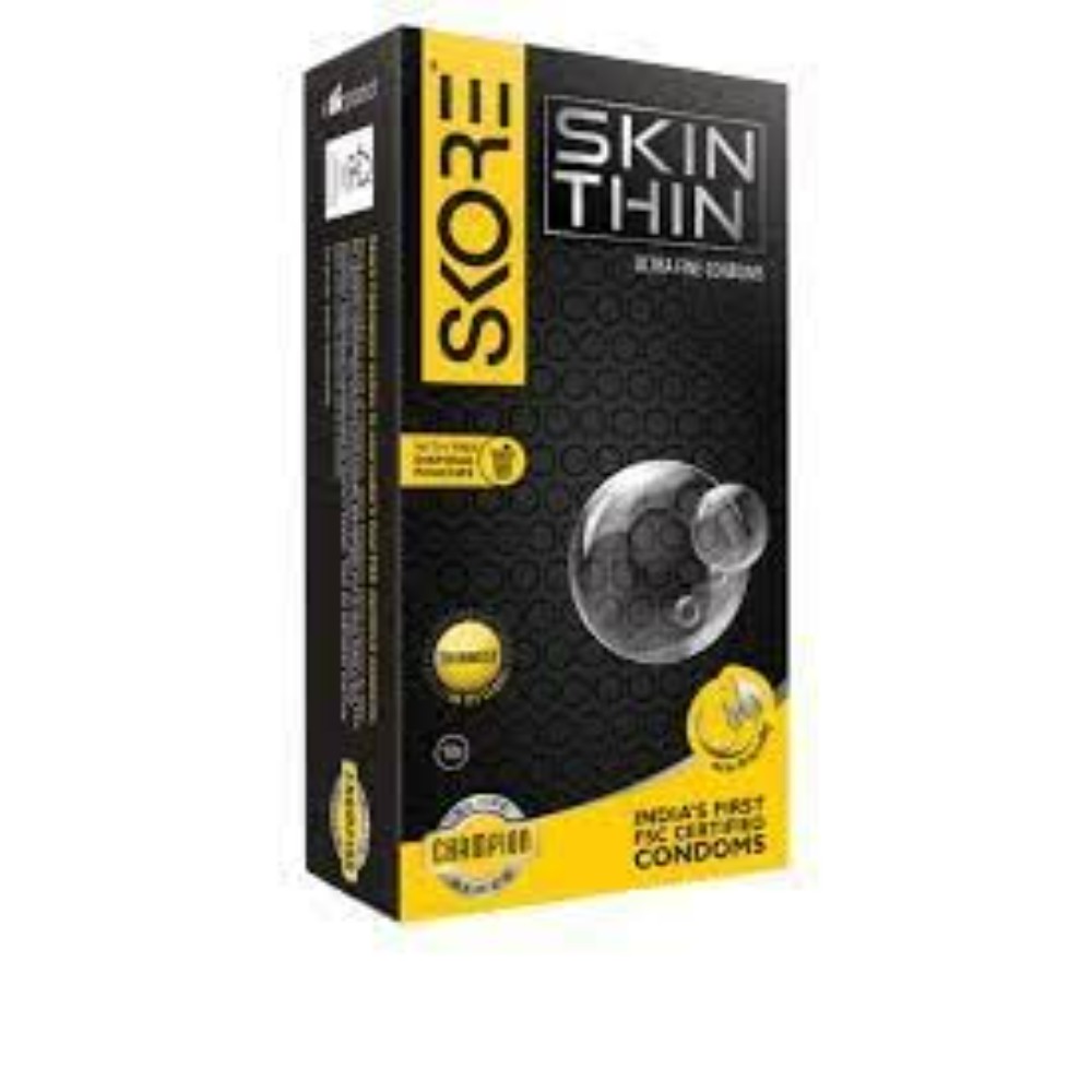 Skore Ultra Fine Condoms (Skin Thin) 10N (Pack of 4)