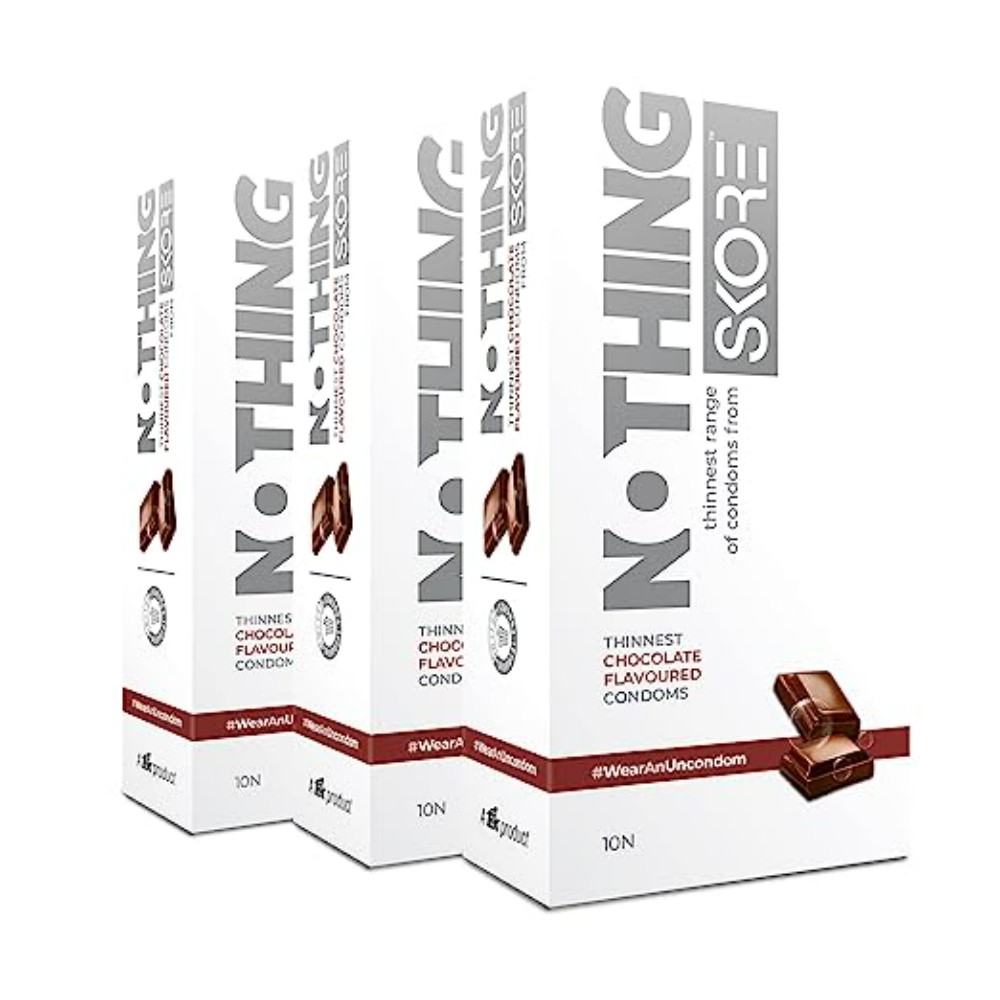 Skore Nothing 10s, Chocolate flavoured (Pack of 3)