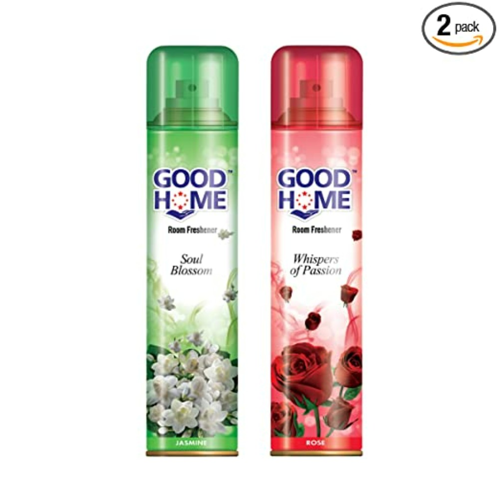 Good Home Jasmine and Rose Spray (2 x 160 ml)