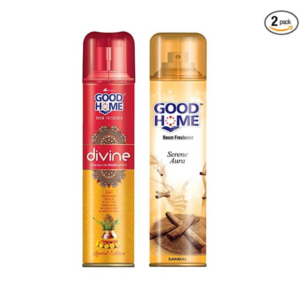 Good Home Divine and Sandal Spray (2 x 160 ml)