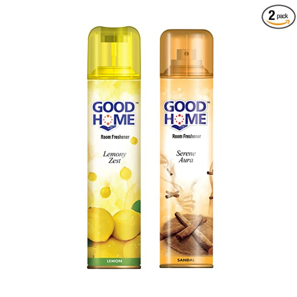 Good Home Lemon and Sandal Spray (2 x 160 ml)