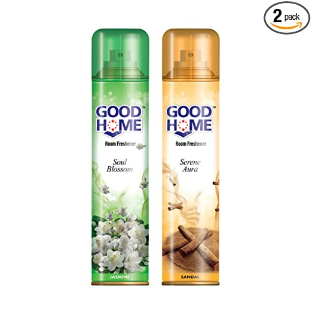 Good Home Jasmine and Sandal Spray (2 x 160 ml)