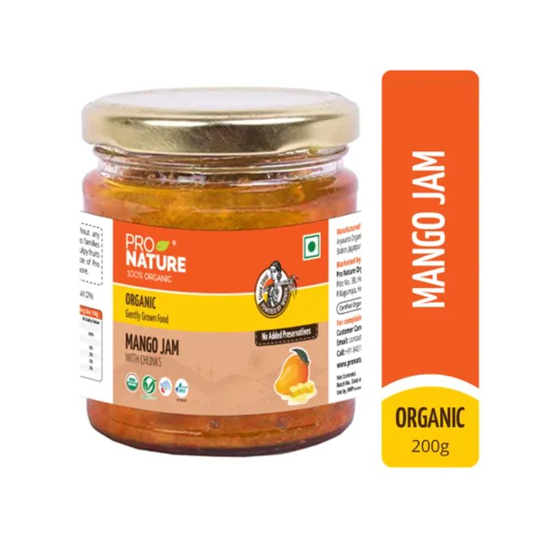 Pro Nature Classic Mango Jam with Chunks, 200g