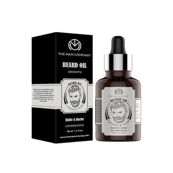 The Man Company Beard Oil for Growing Beard Faster with Almond & Thyme - 30 ml