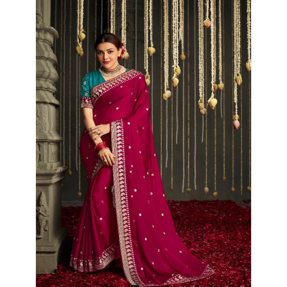 Stylebypanaash PINK DESIGNER SAREE WITH FANCY BLOUSE