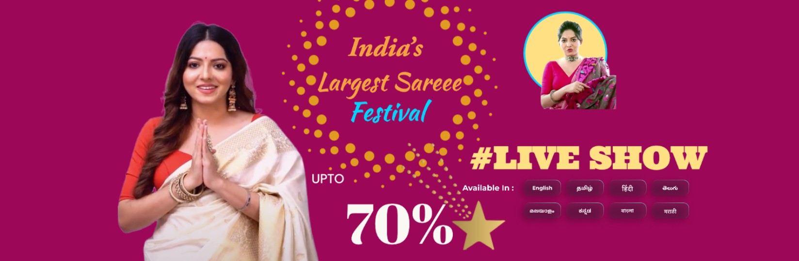 Livebox India Festival Saree sale